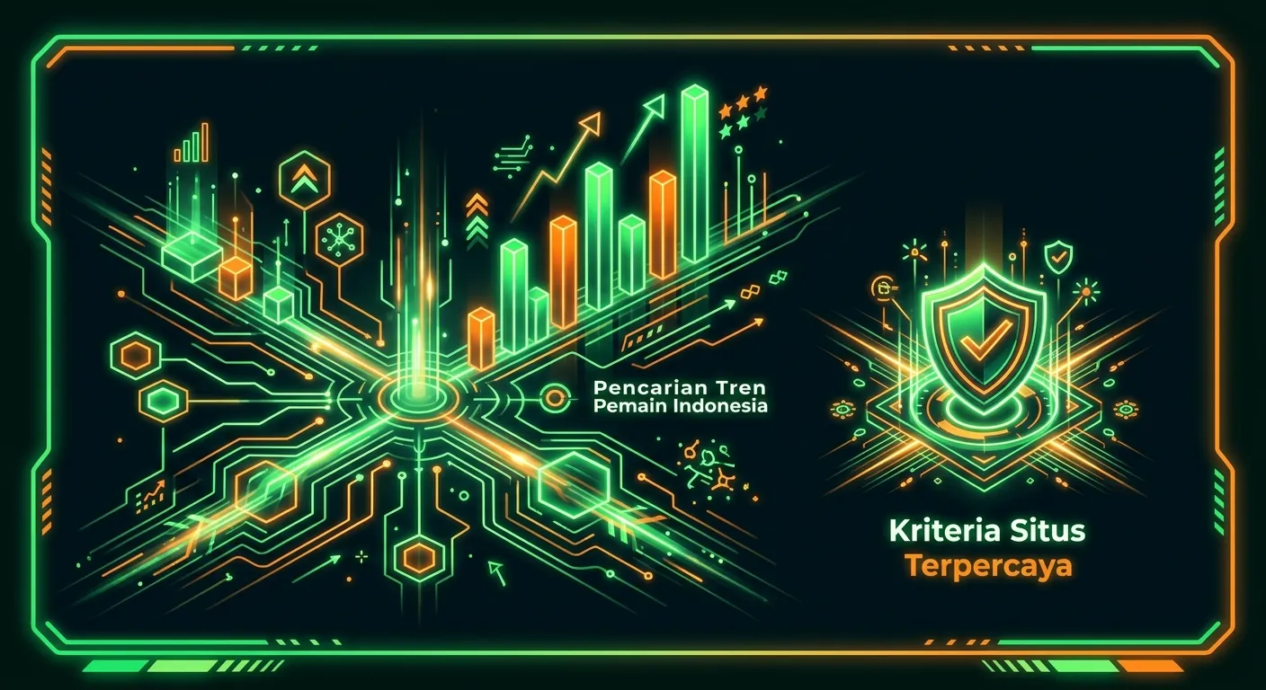 Data analitik pencarian tren pemain Indonesia dan kriteria situs terpercaya dari TOP508